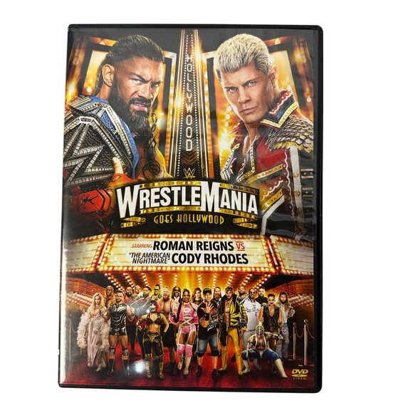 WWE WrestleMania 39 Goes Hollywood 2023 DVD PG Roman Reigns Cody Rhodes WWE - Picture 1 of 8